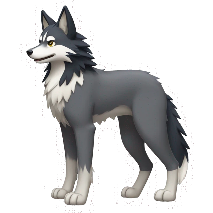 Mightyena full body emoji