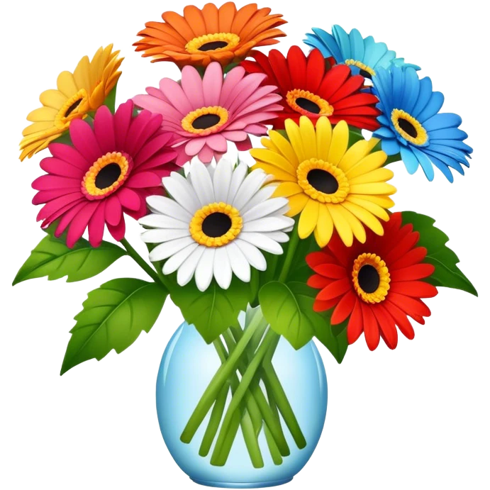 6 gerbera bouquet  emoji