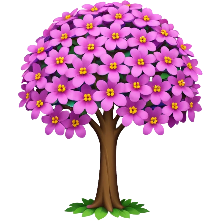 Arbre à fleur emoji