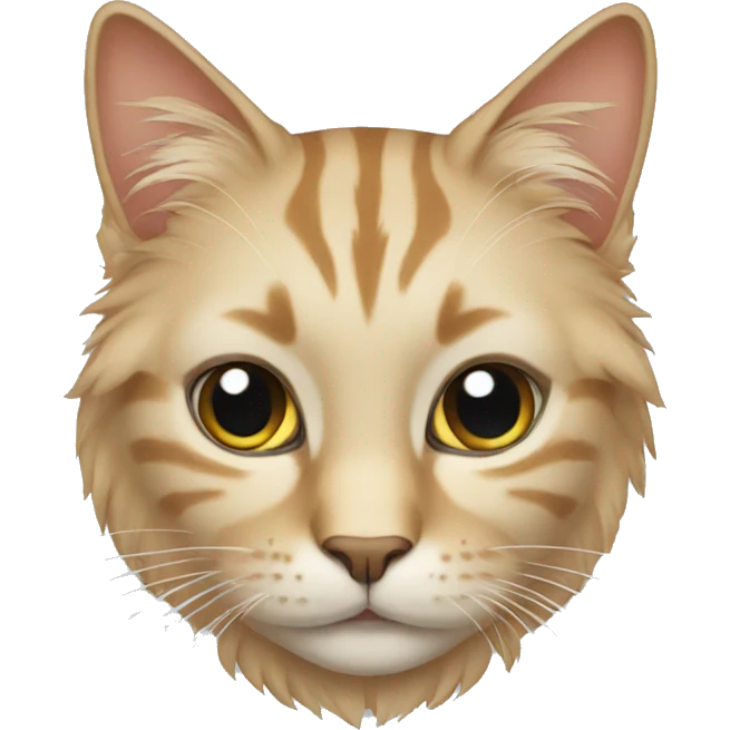 cat with long hair emoji