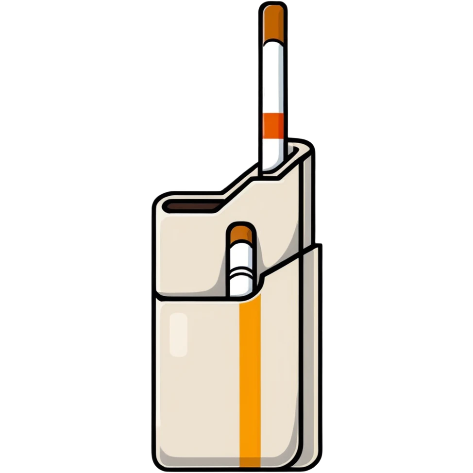 white cigarette emoji
