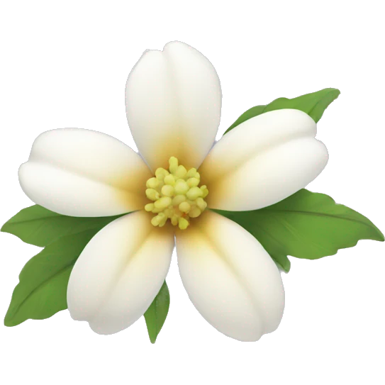 White flowers emoji