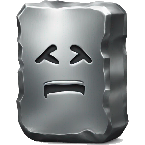 Metal ingot emoji