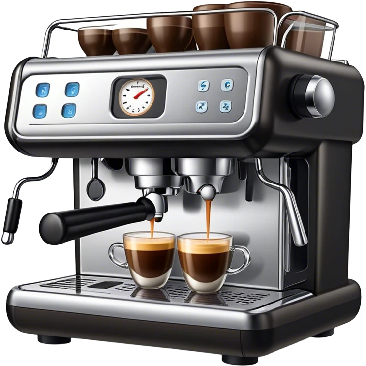 Espresso virtual plus machine emoji