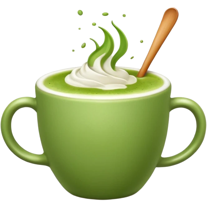 Matcha latte emoji