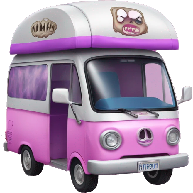 Haunted Barbie dreamCamper tuk tuk  emoji