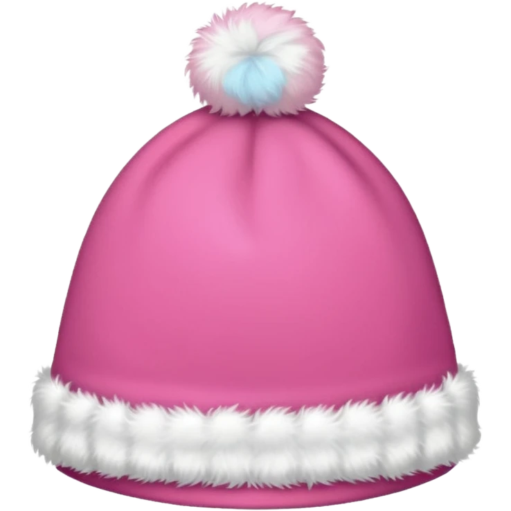 pink christmas hat emoji
