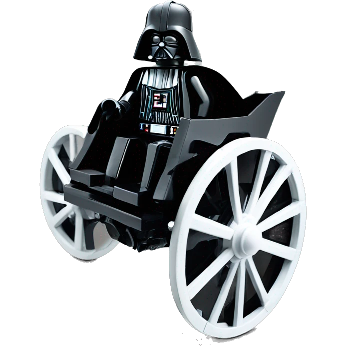 Evil Darth Vader’s Lego. 2 horse-drawn 4 wheel coach  emoji