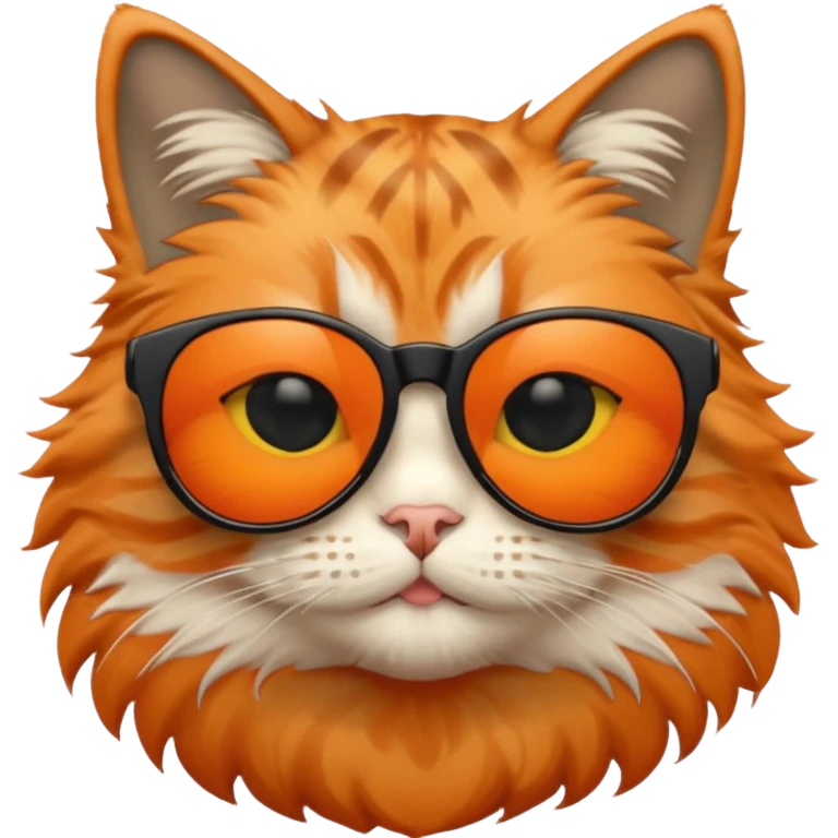 Cat wearing sunglasses emoji