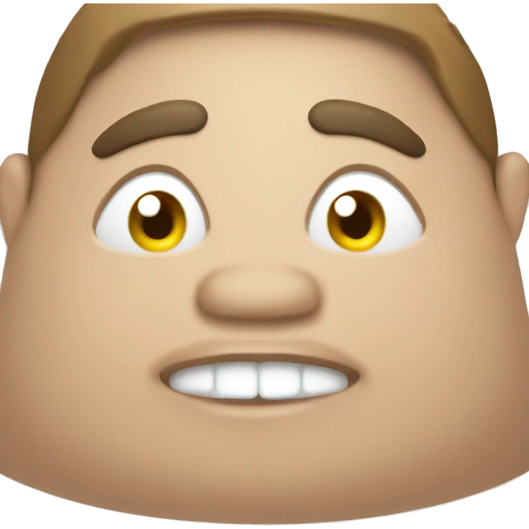 Fat obese person emoji