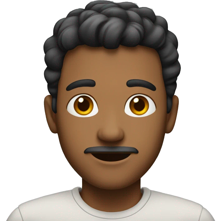 man with two skin tones (one half of this face will be one colour and the other half will be a different colour) emoji