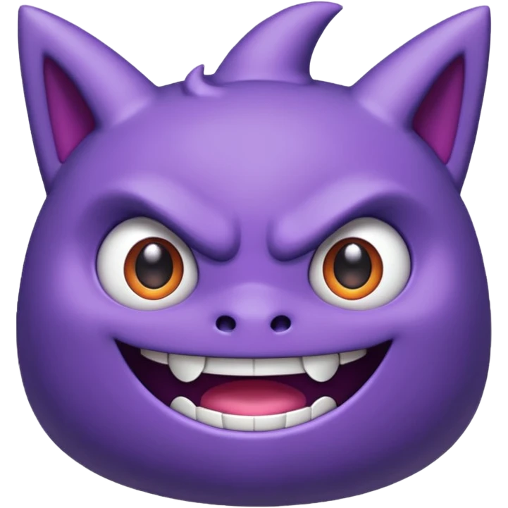 I want a Gengar (Pokemon) that looks cute. emoji