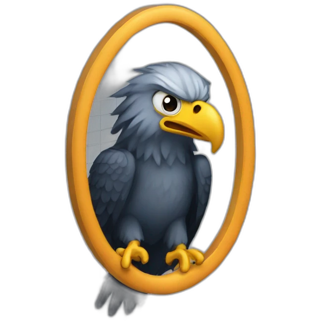 Eagle in the cell emoji