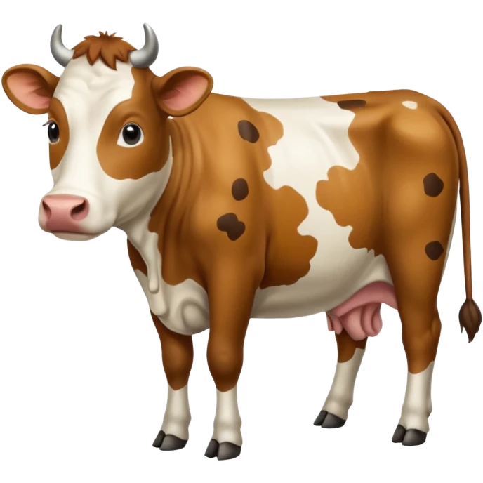 Vache montbéliarde  emoji
