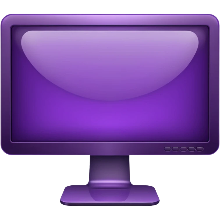 dark purple wide screen monitor emoji