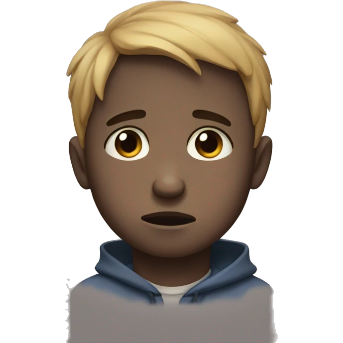 losing boy sad emoji