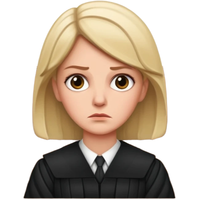 court white woman emoji