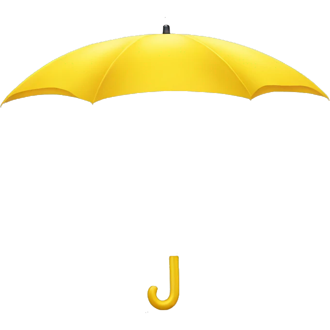 Yellow umbrella  emoji