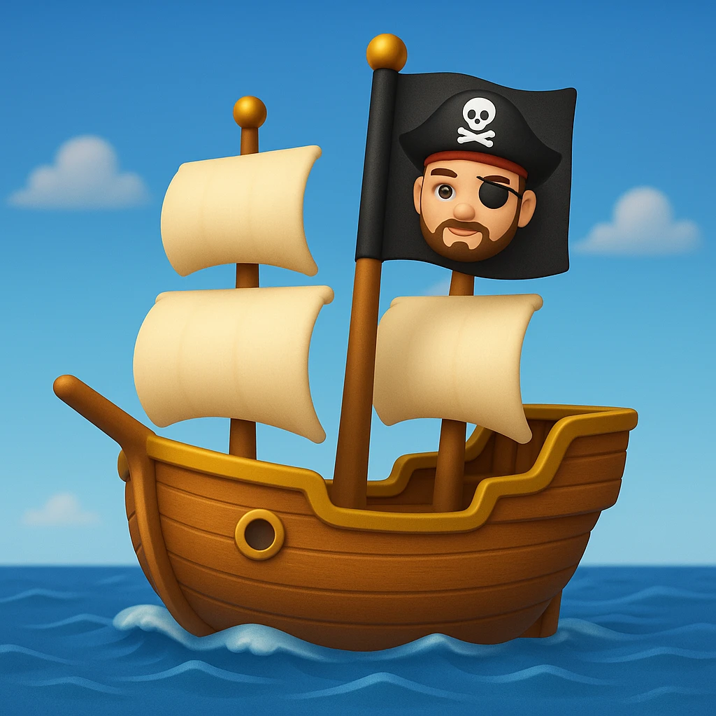 pirate ship emoji