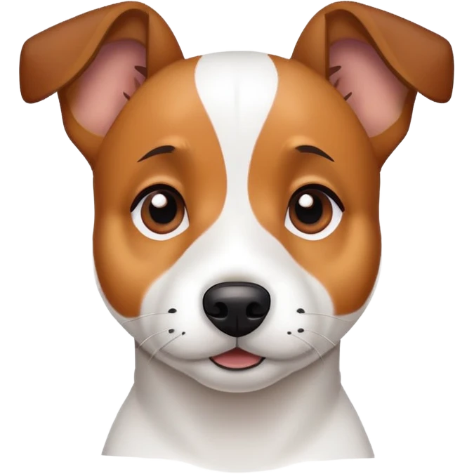 Jack Russell dog emoji