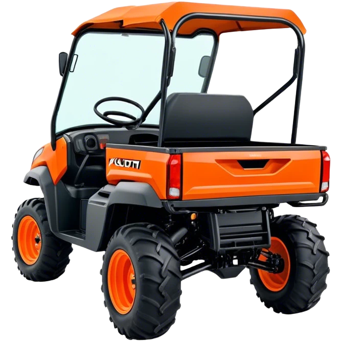 Farm Utility Vehicle (UTV) - Kubota RTV-XG850 (Model Year: 2021) (Iconic colour: Orange) emoji