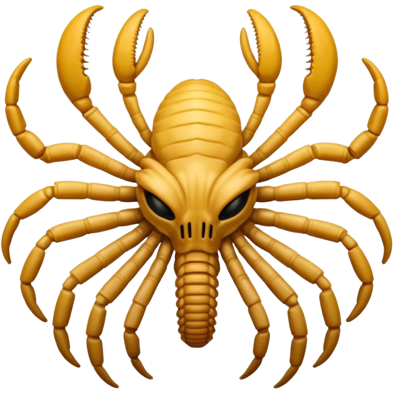 man with Facehugger emoji
