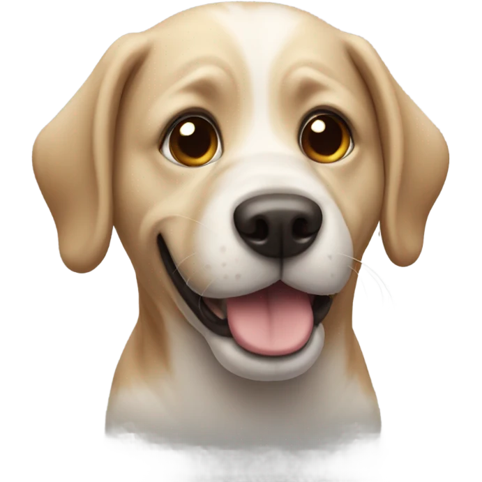 A dog emoji