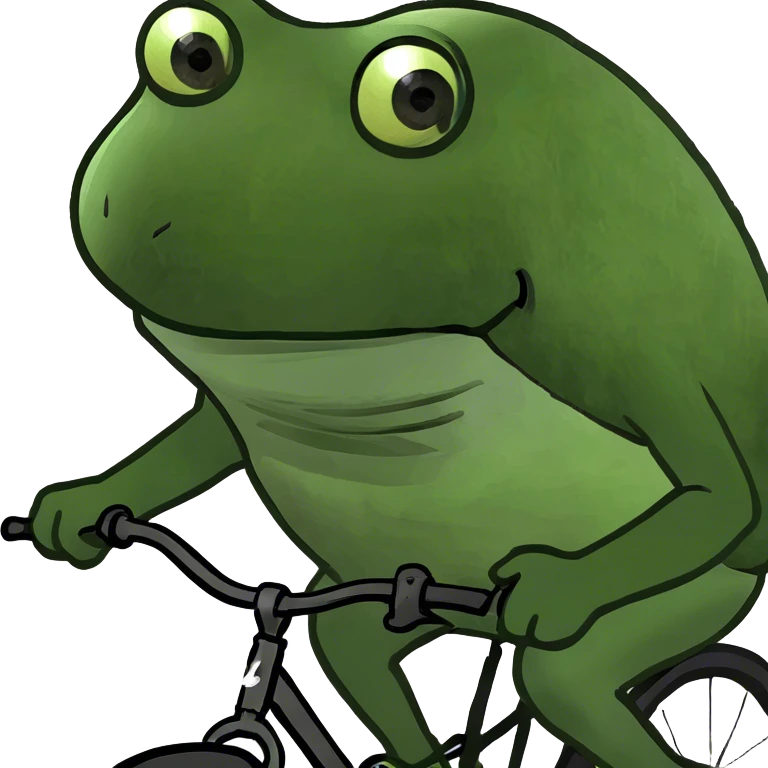bufo riding a bike emoji