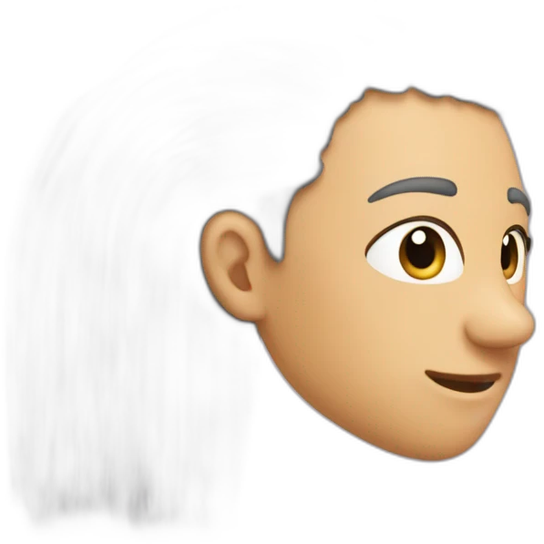 one strand of hair emoji