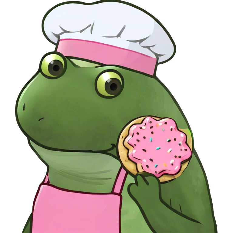 pink sugar cookie with sprinkles  emoji