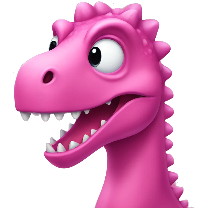 Pink dinosaur  emoji