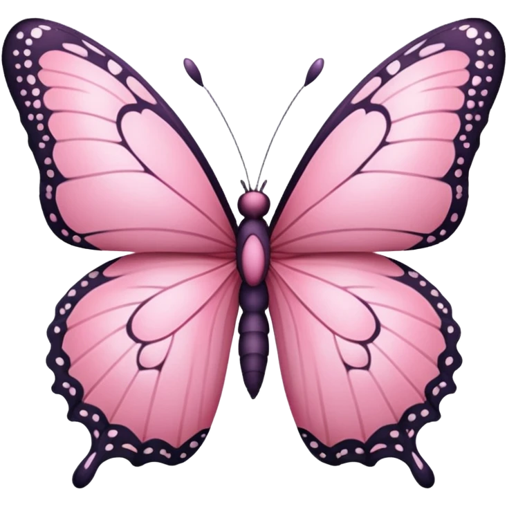 borboleta rosa emoji