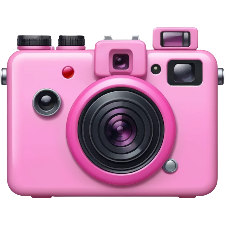 pink camera emoji