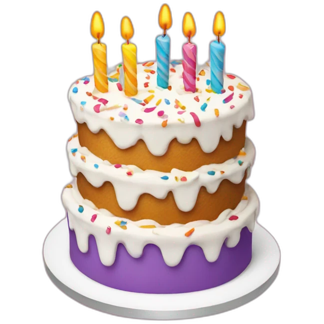 Birthday cake  emoji