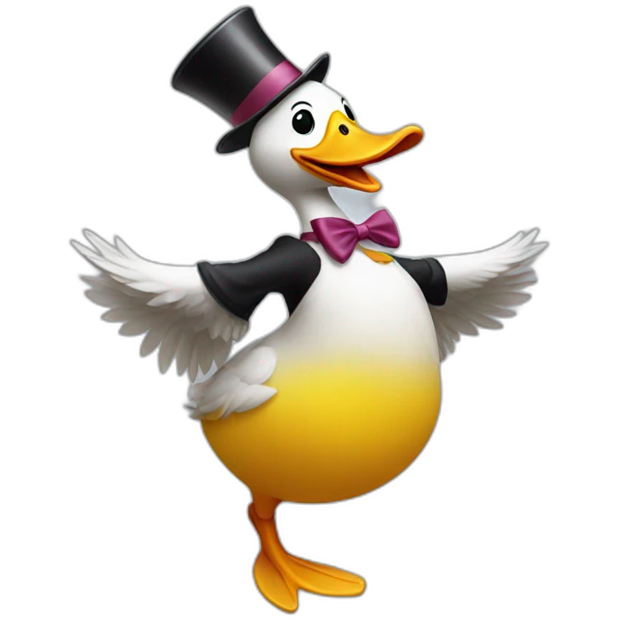 Dancing duck emoji