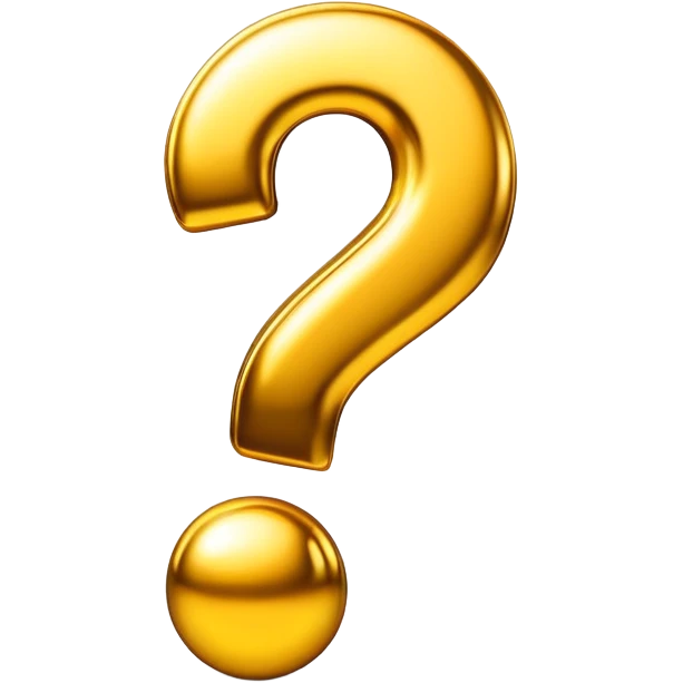 Question mark? emoji