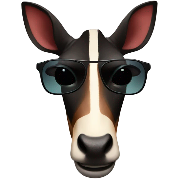okapi with sunglasses emoji