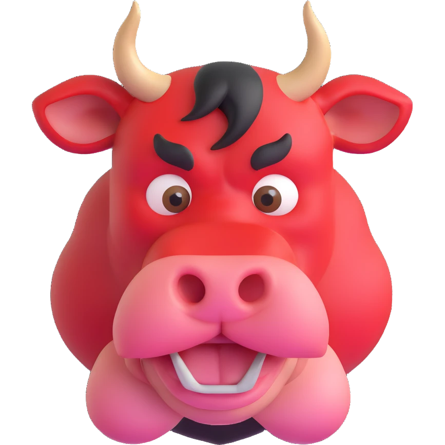 angry mischievous bull emoji