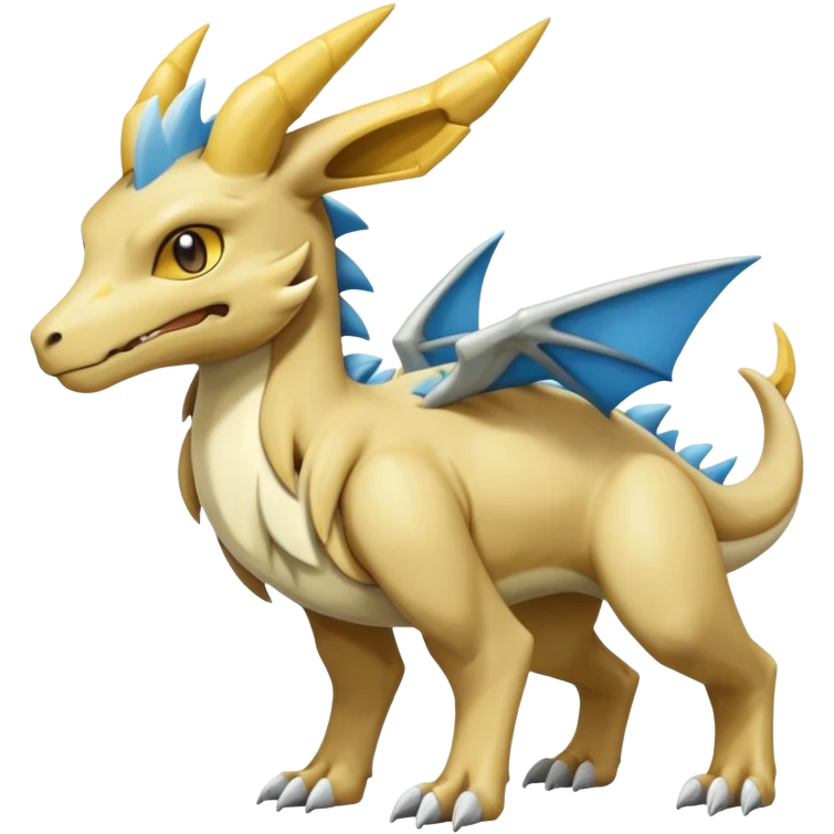 Manectric-Lucio-Cubone-Draco-Fakémon-hybrid-creature (full body), 4 legs emoji