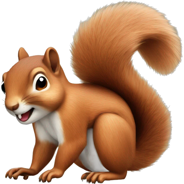 squirrel unamaused emoji