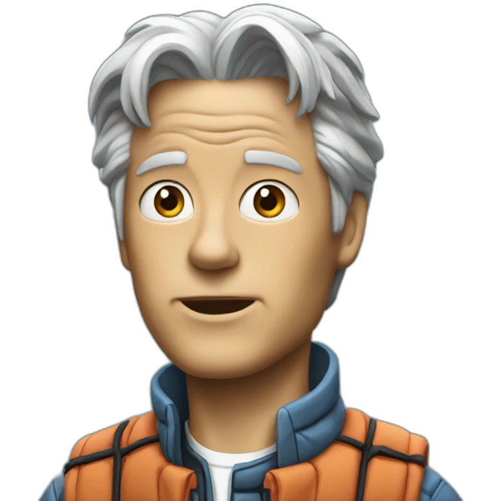 back to the future film emoji