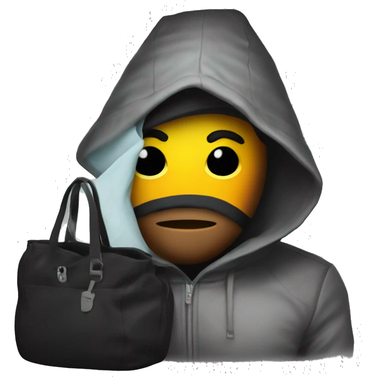 burgler with noney bag emoji
