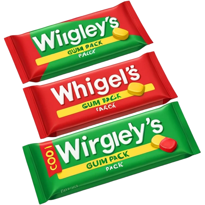 Wrigley's classic design  emoji