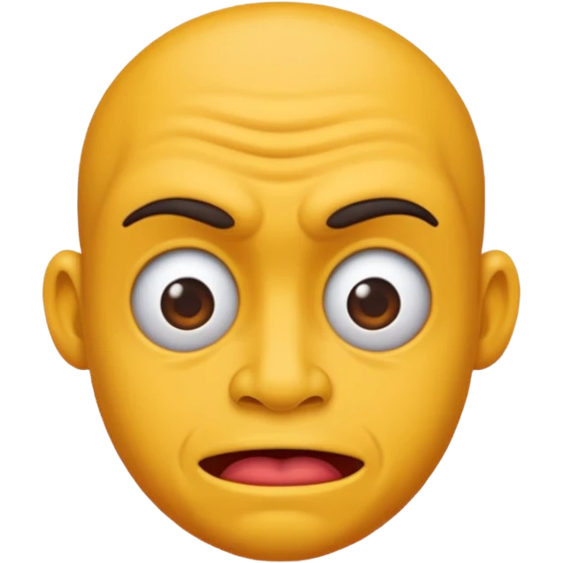 an ugly human, male emoji