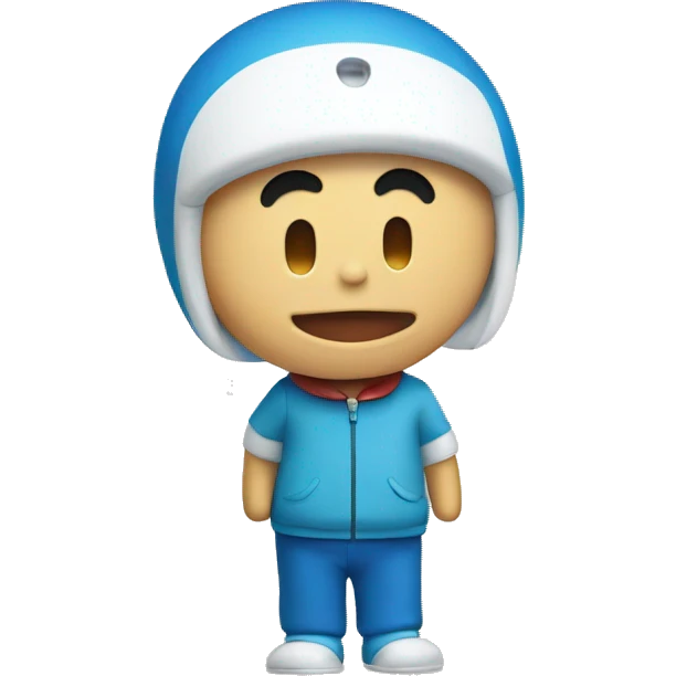 Doraemon saludando  emoji