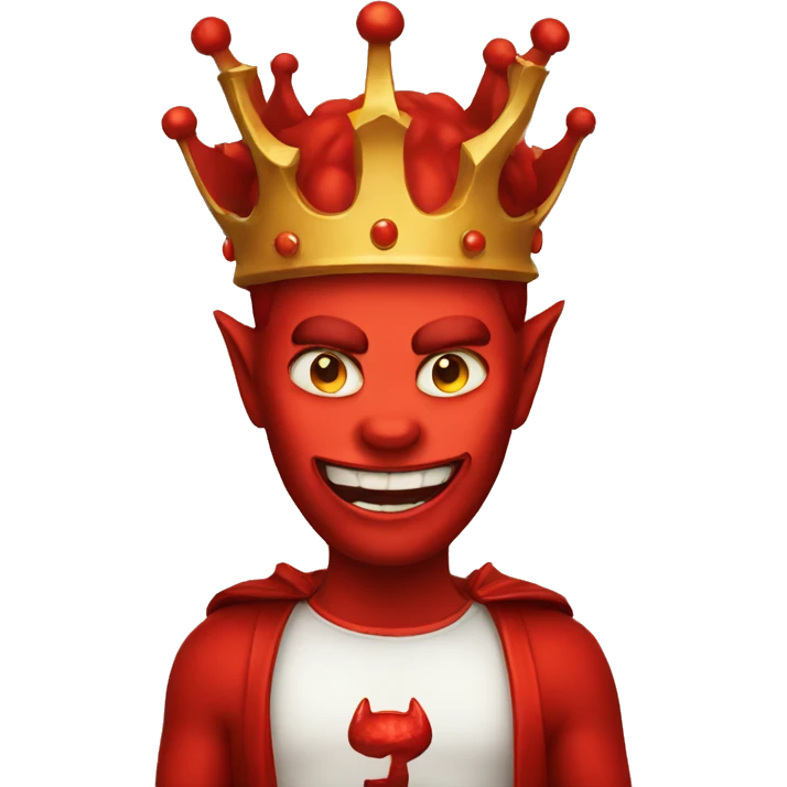 devil with crown emoji