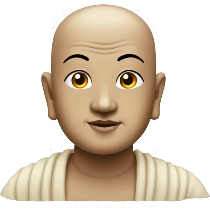 Bald Buddha  emoji