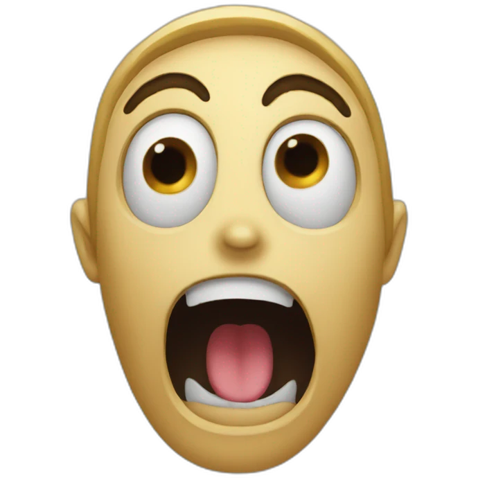 Scream emoji