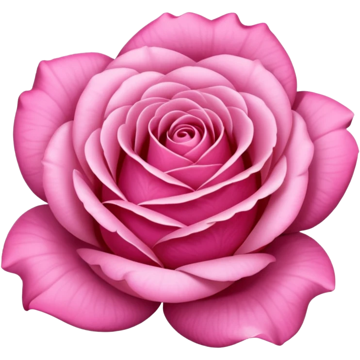 Pink rose emoji