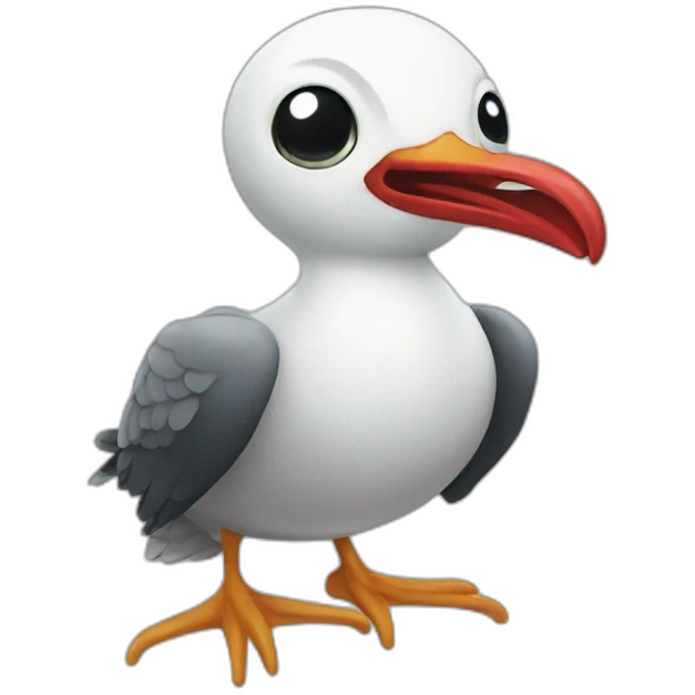 Spider-seagull emoji